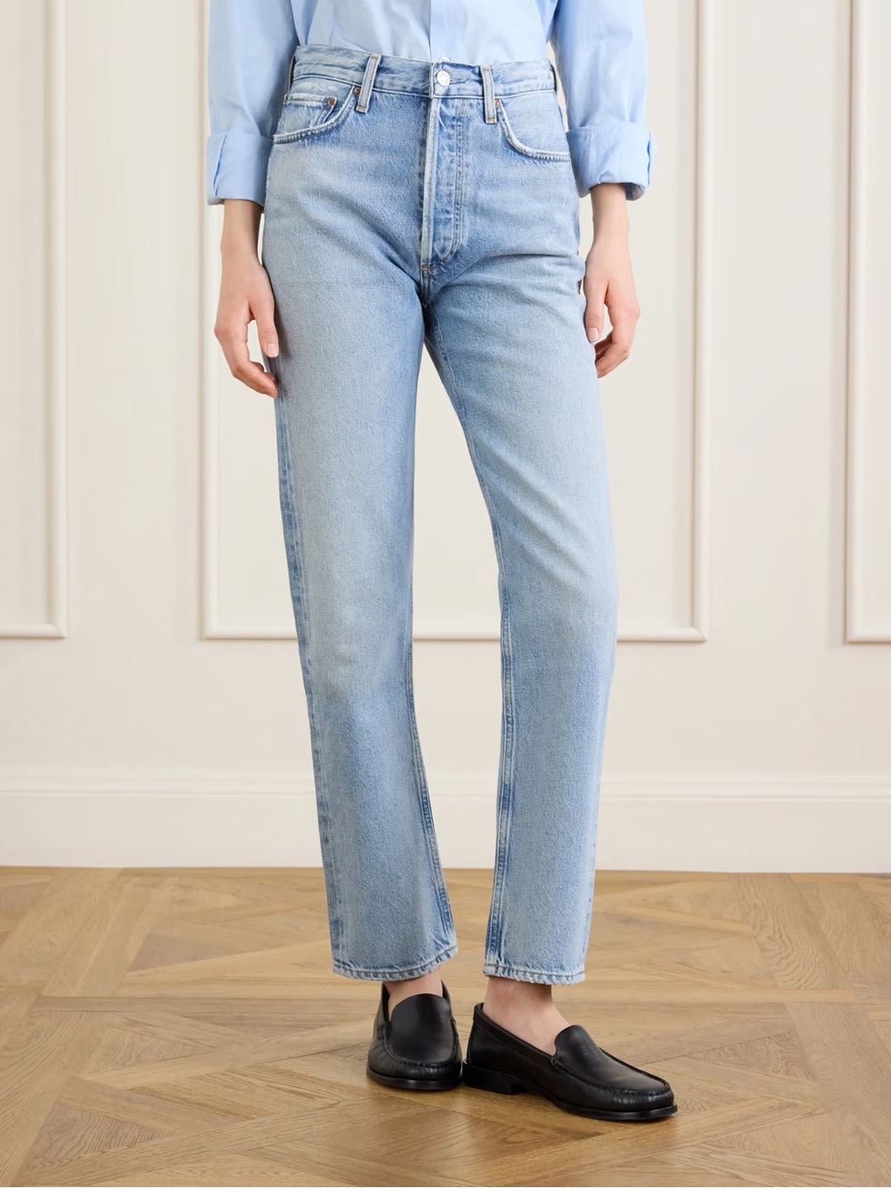 Agolde 90’s pinch waist jeans - Light / medium Blue - Picture 4 of 14